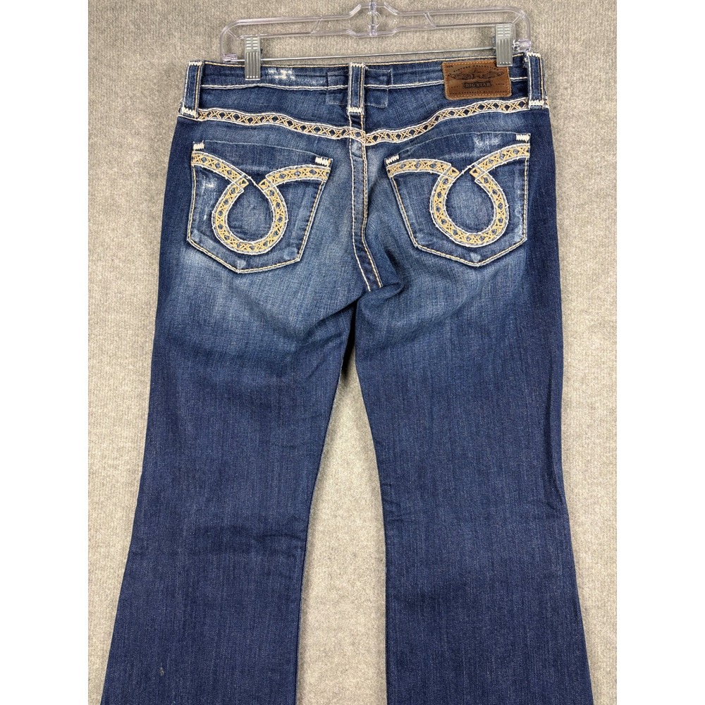 Big Star Women's Boot Cut Jeans - Dark Blue Wash - Picture 4 of 14